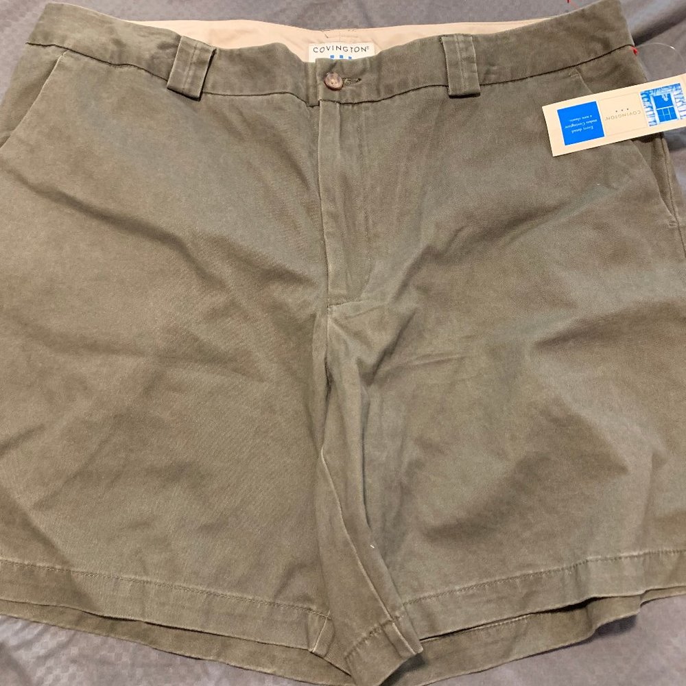 Women's Olive Green Covington Shorts Stretch